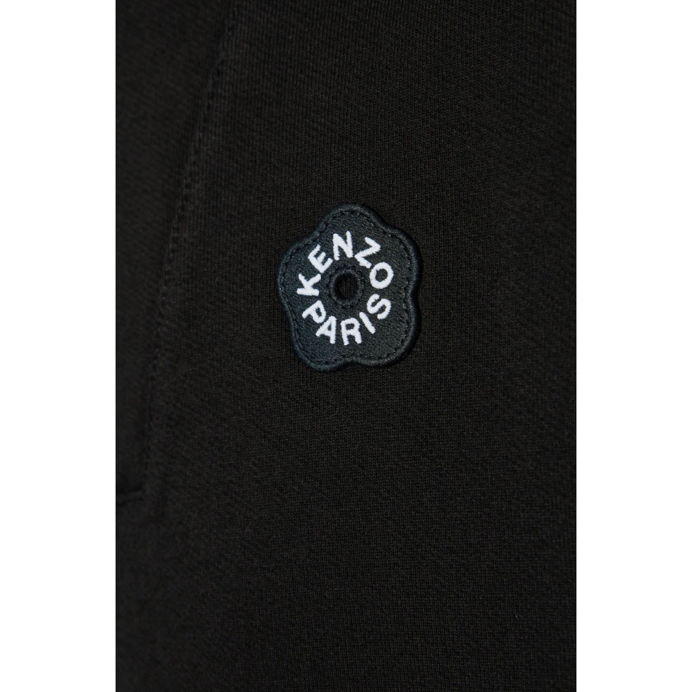 Kenzo Sweatshirt met logopatch Black Heren