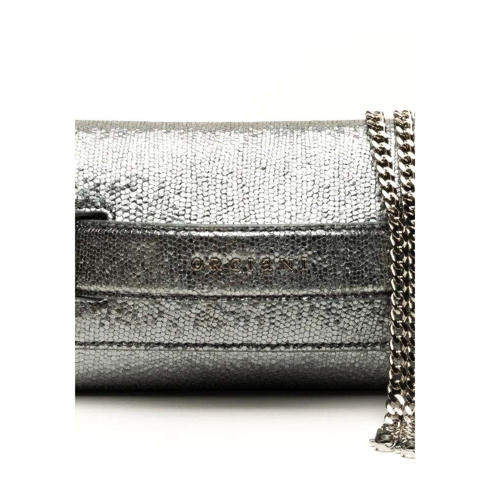 Orciani Zilver Licht Tas Gray Dames