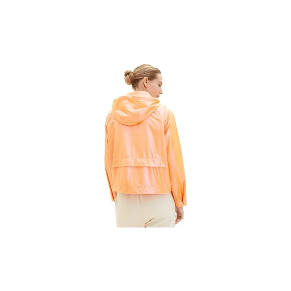 Tom Tailor Oranje Parel Lichtgewicht Parka Jas Orange Dames