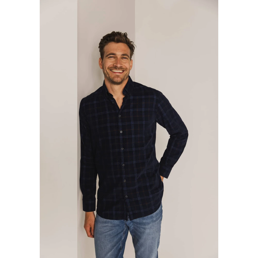 State of Art Casual Overhemd Blue Heren