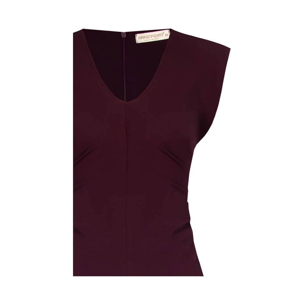 RINASCIMENTO Elegante Jurk Collectie Herfst Winter Purple Dames
