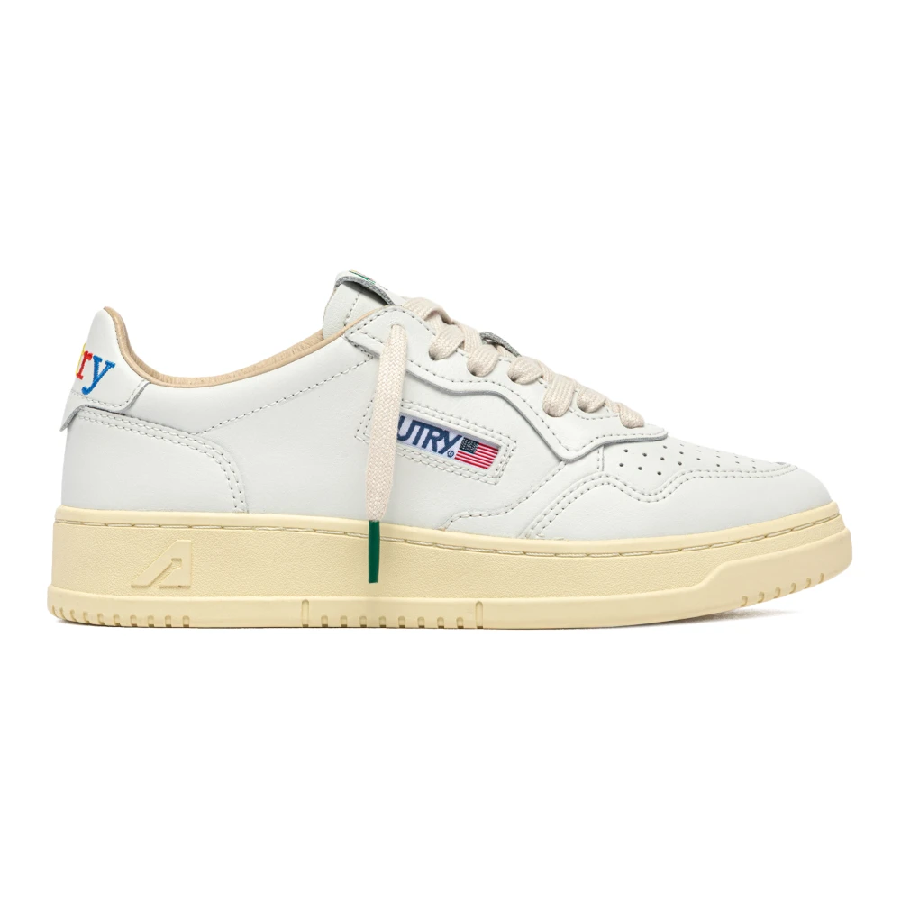 Autry White Sneakers, Male, 11 Uk, Medalist Low
