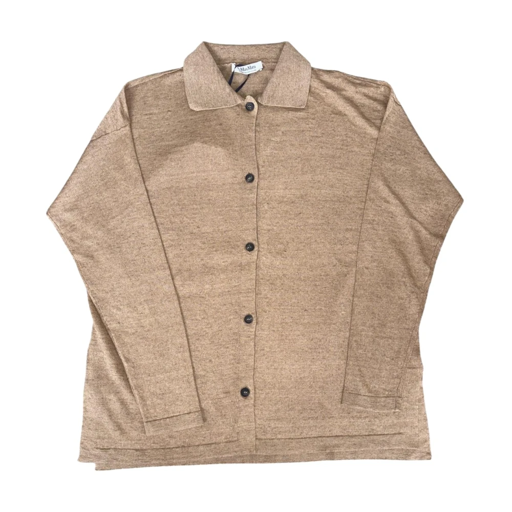 Max Mara Women's Beige Smmorigine160011 Shirt - Shirts - M - Blouses & Shirts