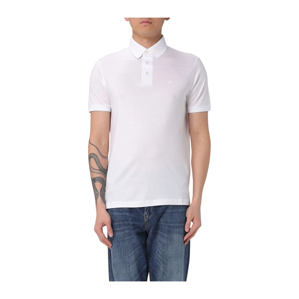 Emporio Armani Witte T-shirts en Polos White Heren