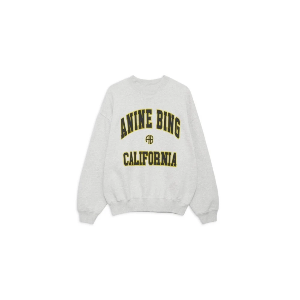 Anine Bing Jaci California Sweatshirt White Dames