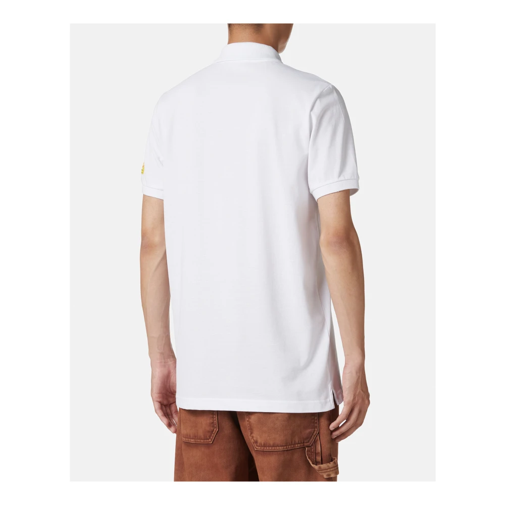 Iceberg Regular fit witte polo van piqué stof White Heren