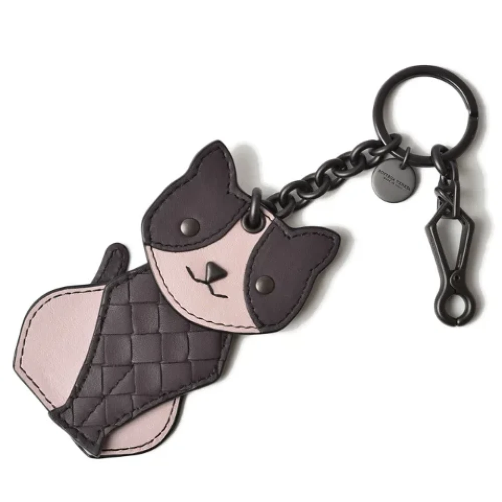 Bottega Veneta Vintage Pre-owned Leather key-holders Pink Dames