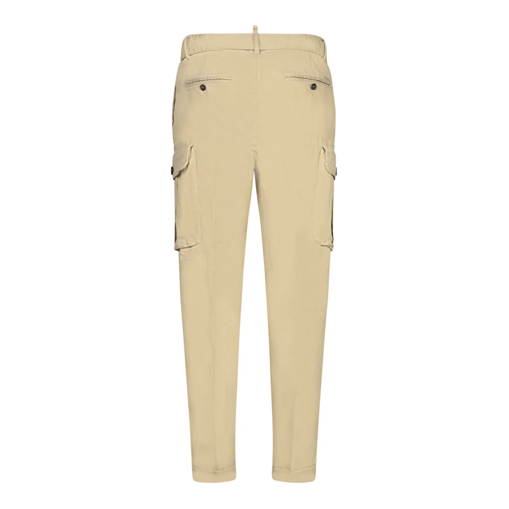 Dsquared2 Beige Broek voor Mannen Beige Heren