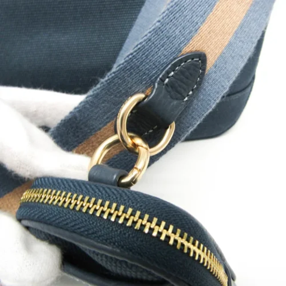 Coach Pre-owned Canvas handbags Blue Dames