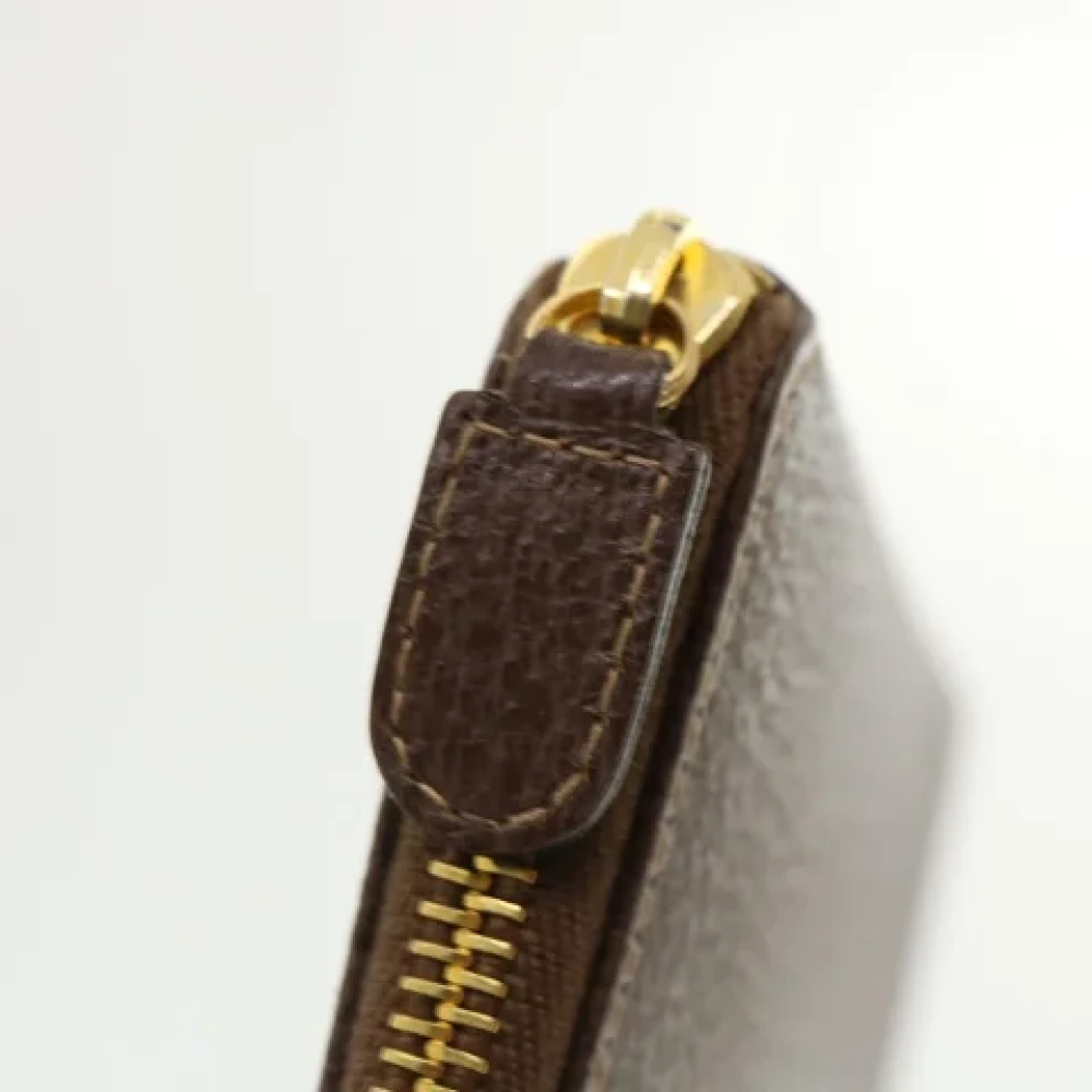 Gucci Vintage Pre-owned Leather wallets Brown Dames