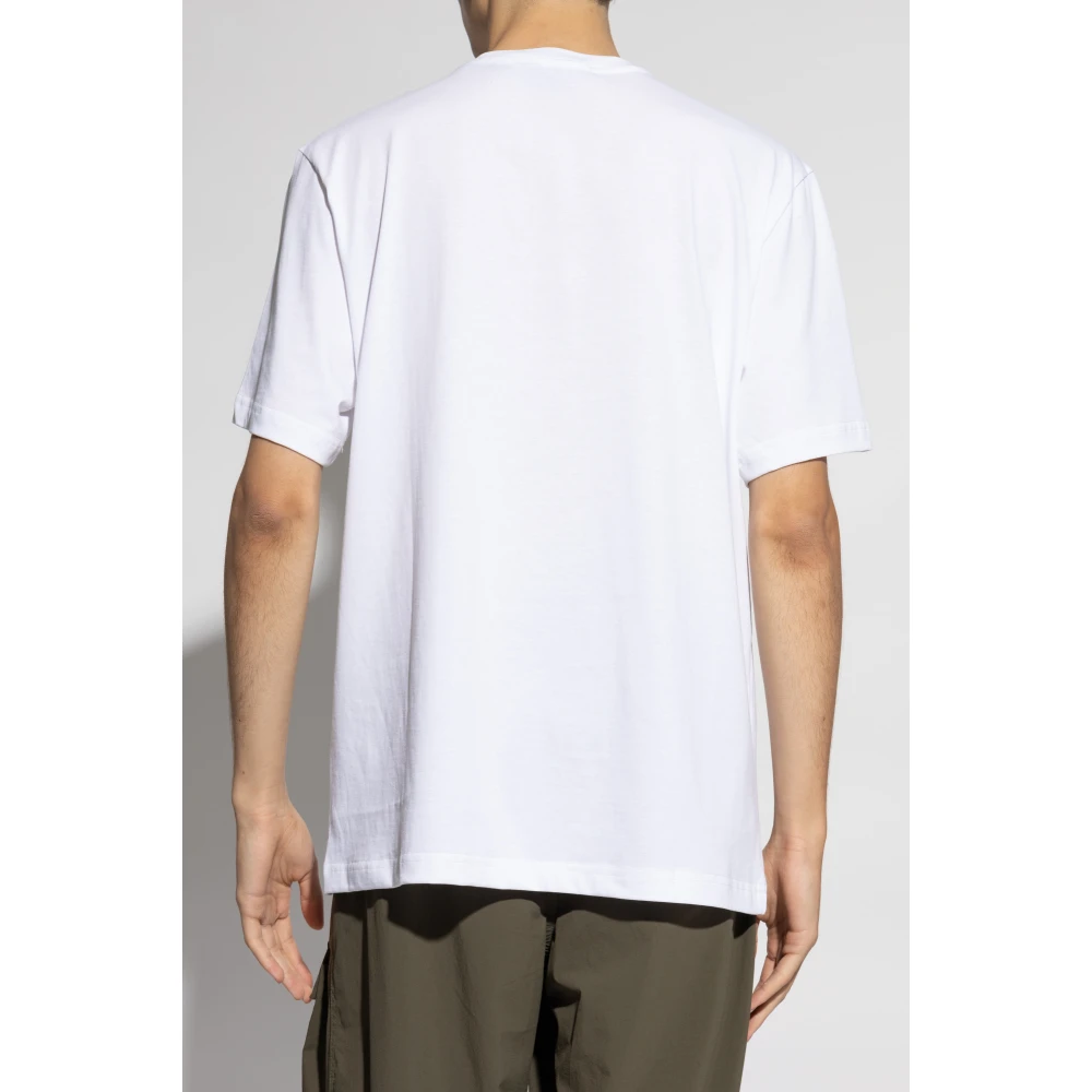 Iceberg T-shirt met logo White Heren