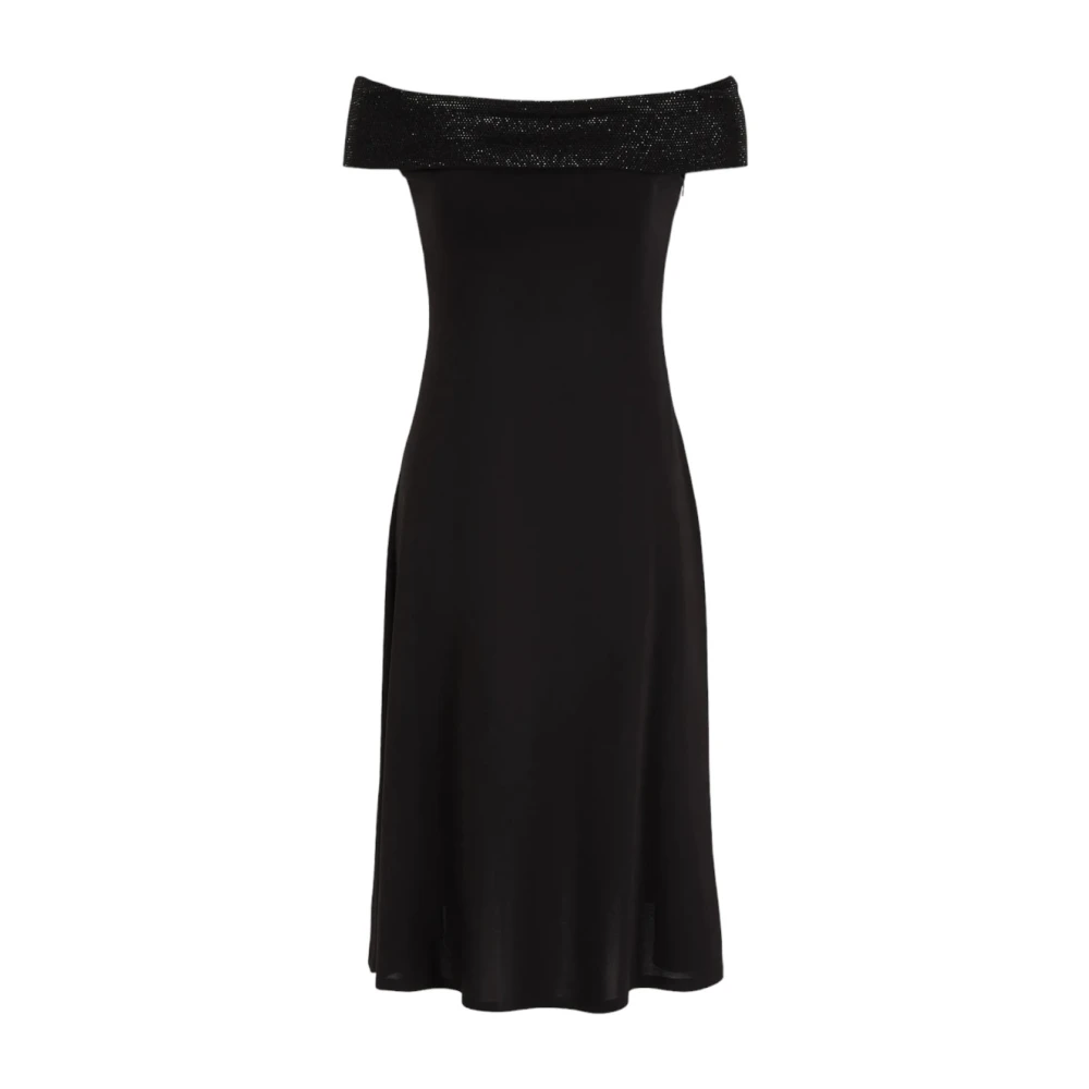 Emporio Armani Elegante Jurk voor Speciale Gelegenheden Black Dames