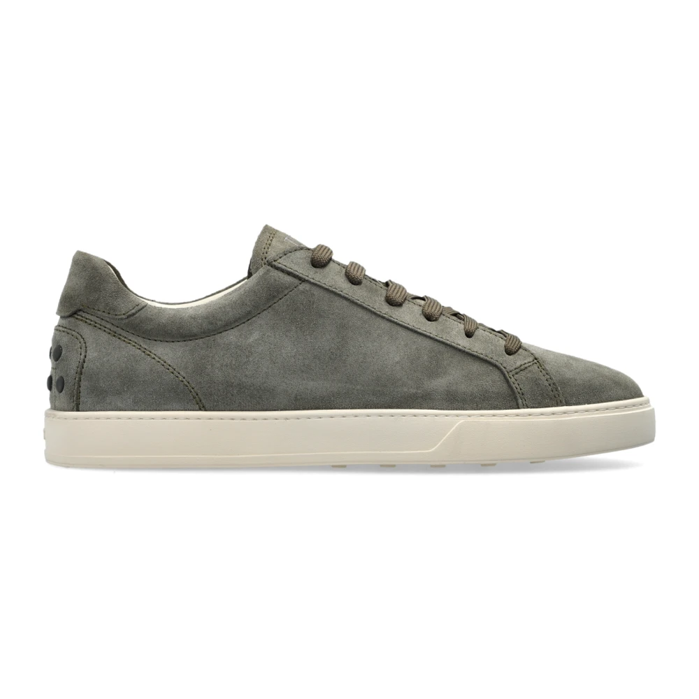 Tod’s Suède Sneakers Heren Schoenen Groen