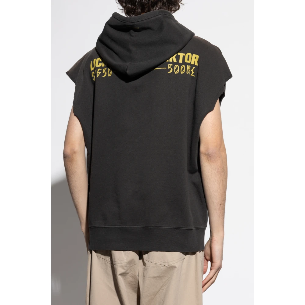 44 Label Group Bedrukte Sweatshirt Gray Heren