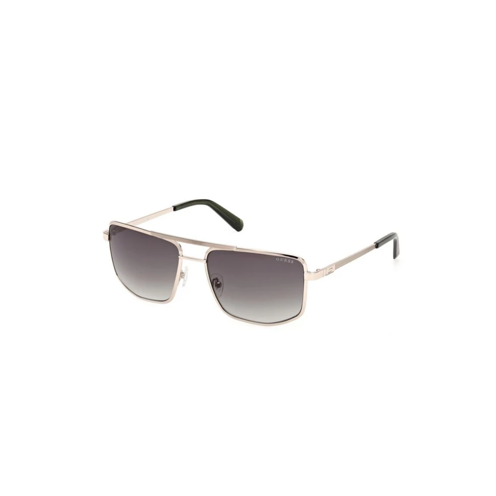 Guess Men's Yellow Sunglasses, 57 Mm, Metal Navigator Sunglasses