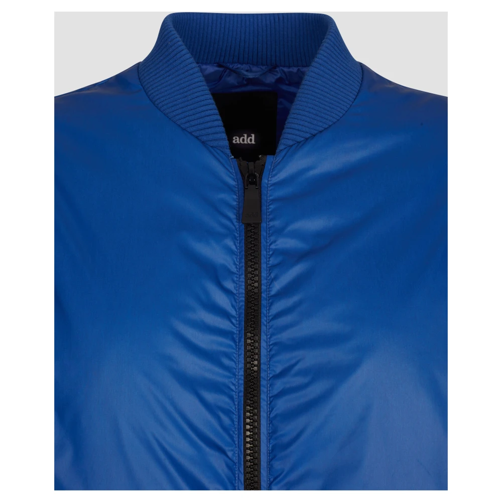 add Bomber IN Gewaxt Nylon Blue Dames