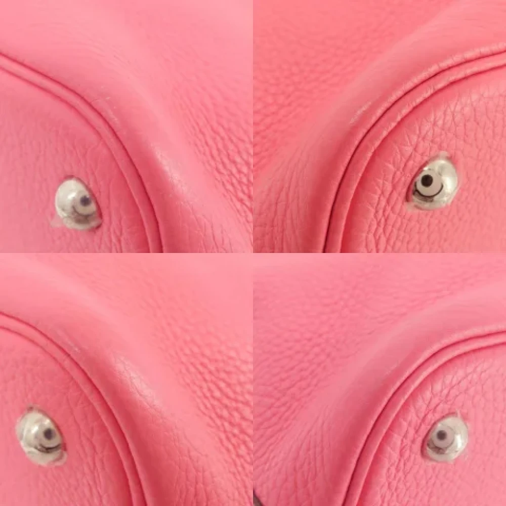 Hermès Vintage Pre-owned Fabric handbags Pink Dames