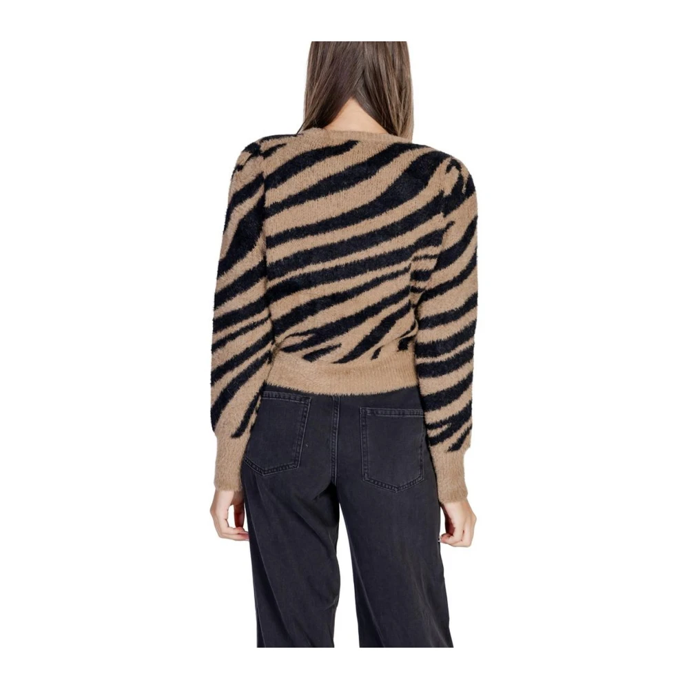 Only Gebreide trui voor vrouwen Brown Dames