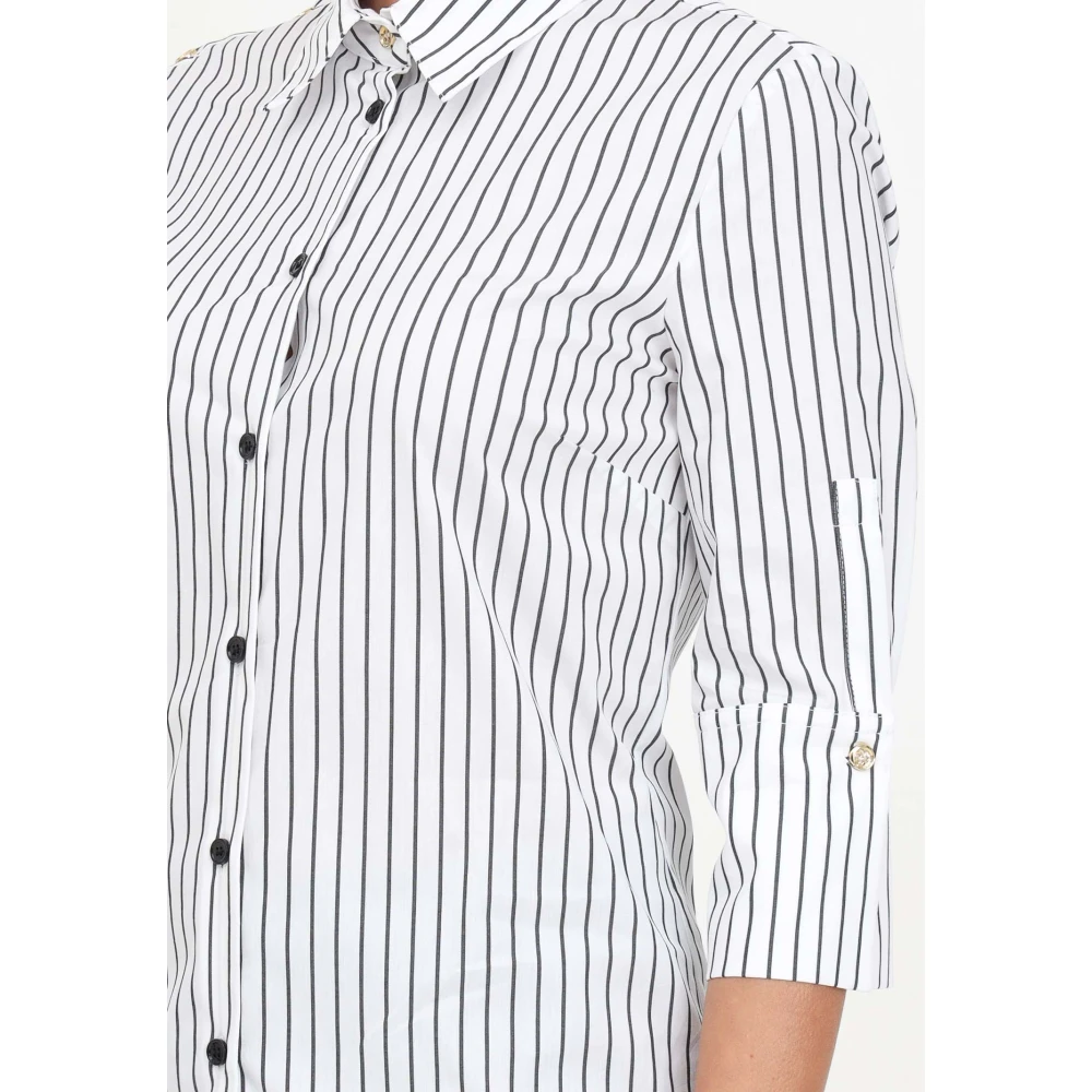 pinko Gestreepte knoopshirt Multicolor Dames
