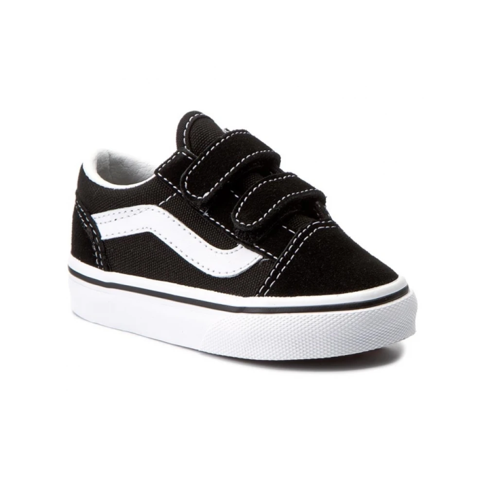Vans Boys Black Classic -White Skate Shoes - Kids Sneakers - 31 Eu - Kids