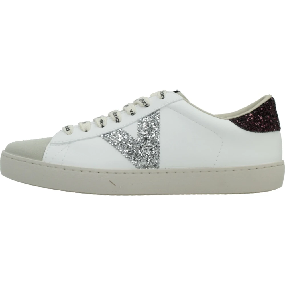 Victoria - Berlin Glitter Cordon Logo - Shoes - Damen - Weiß - 37 Eu - Bild 4
