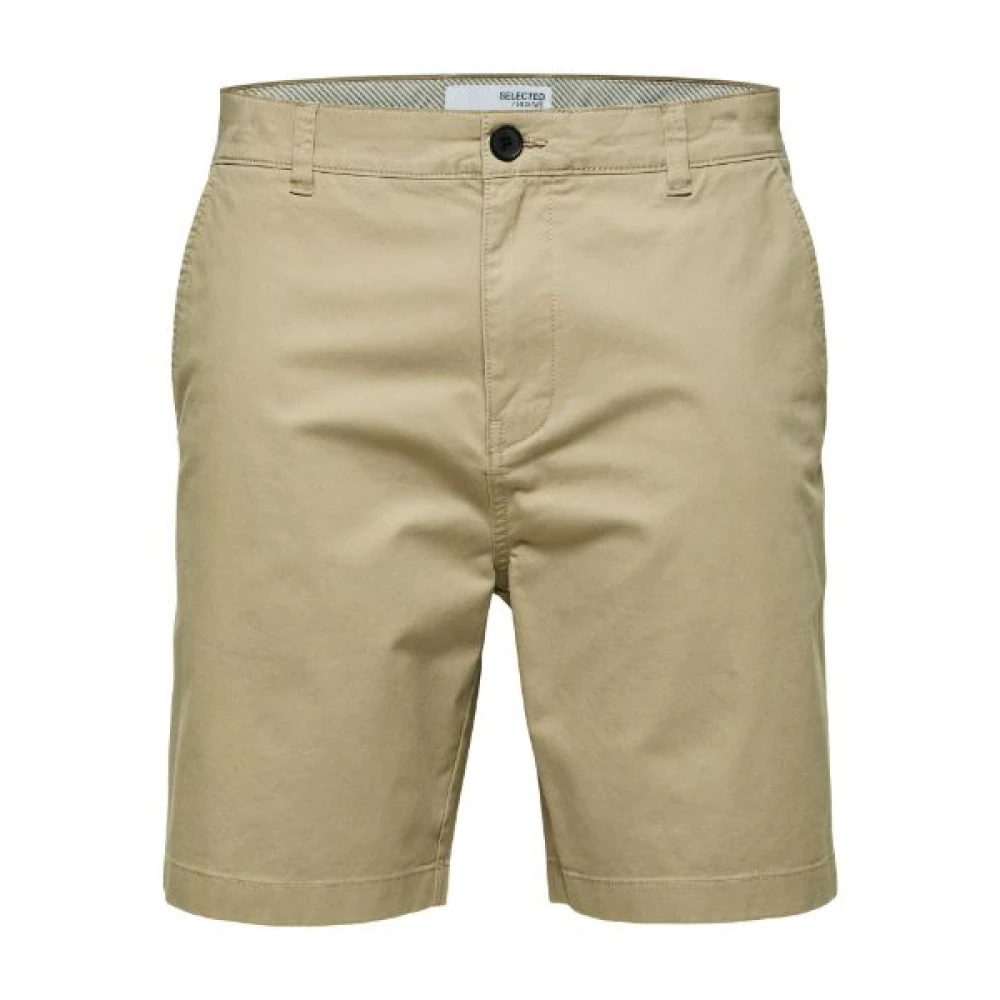 Beige Selected Homme Slhcomfort Homme Flex Shorts Shorts