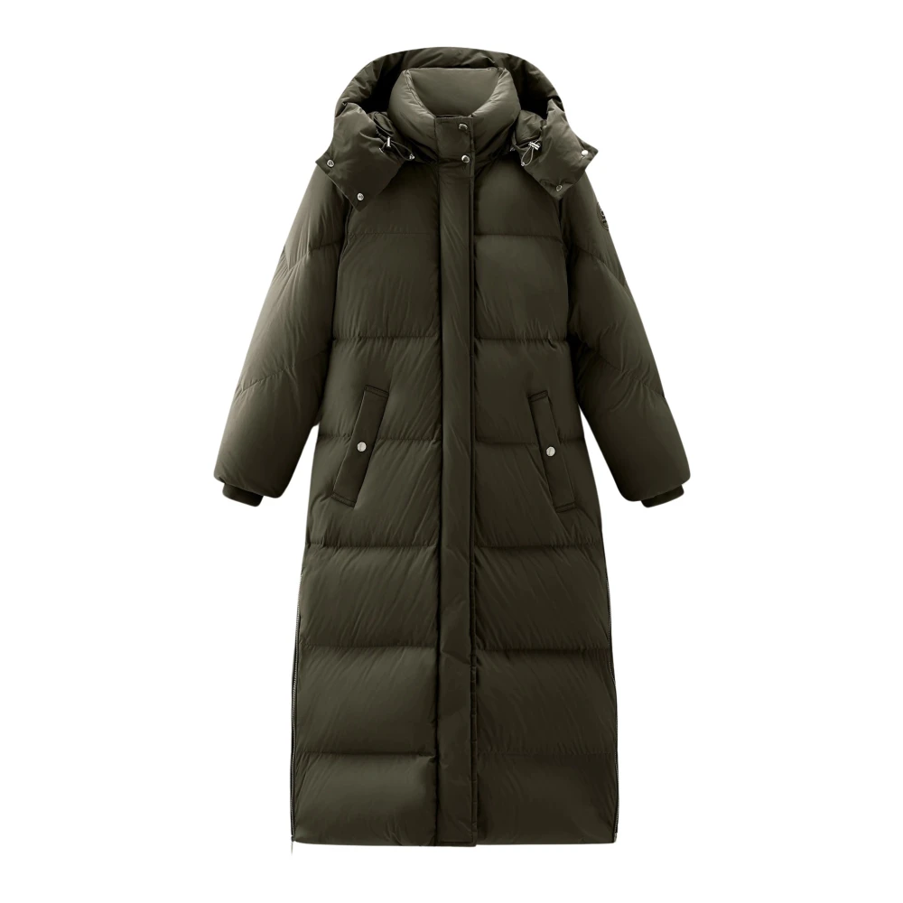 Woolrich Aurora Gewatteerde Jas Green Dames