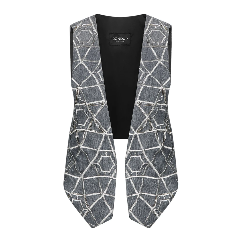 Dondup - Jackets > Vests - Gray - Dondup - Modalova