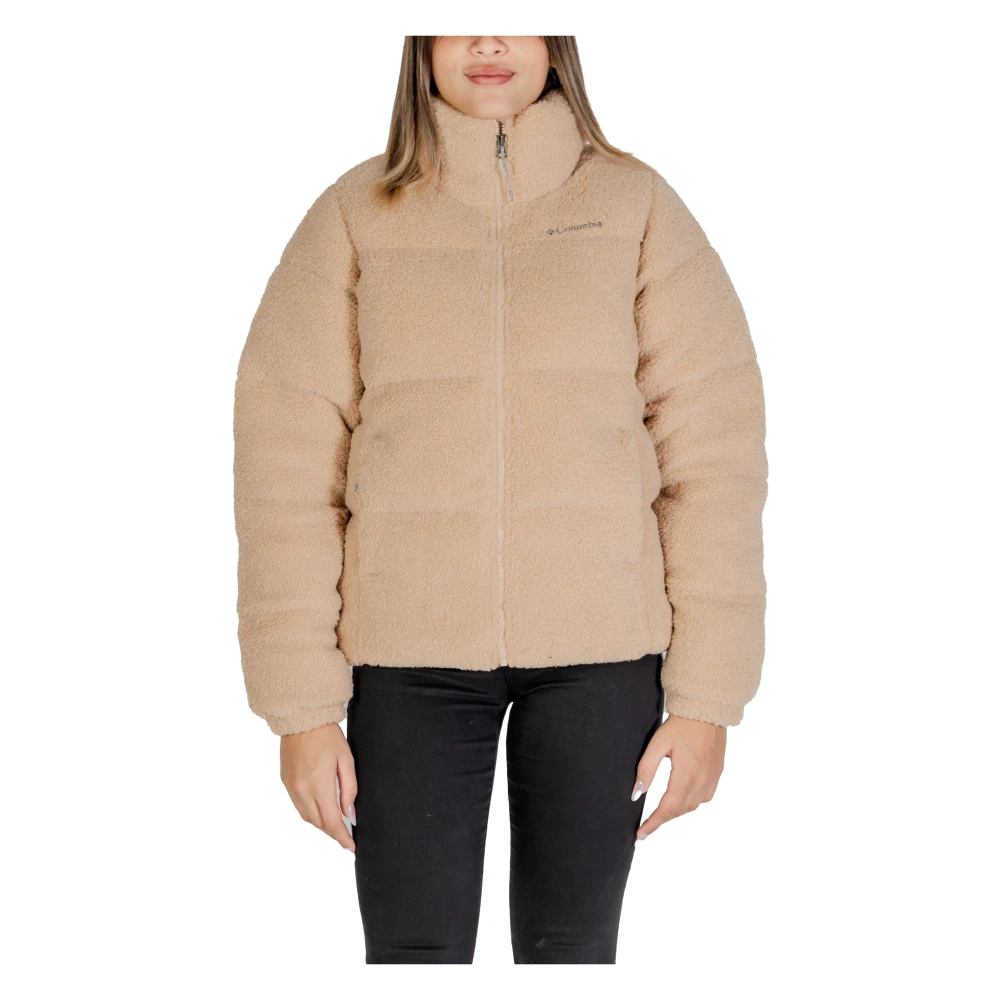 Columbia Sherpa Jas Herfst Winter Collectie Beige Dames