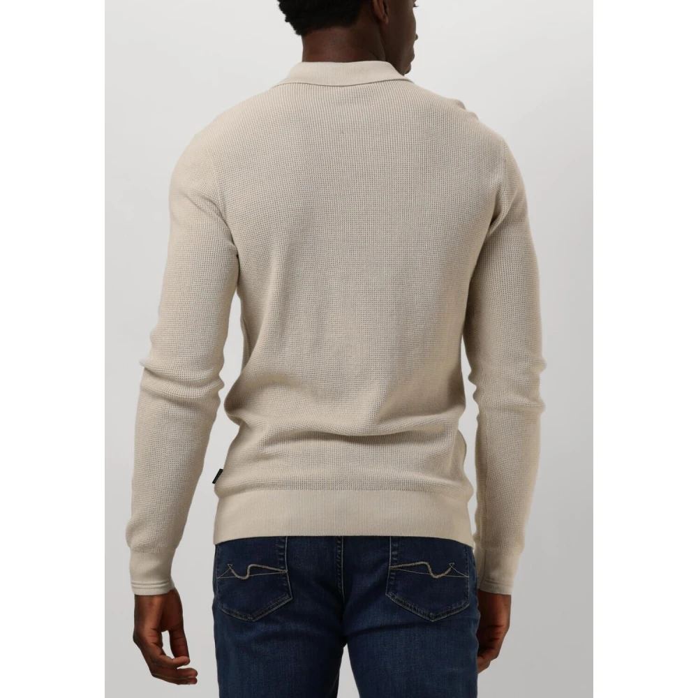 Saint Steve Beige Trui Sander voor Moderne Mannen Beige Heren