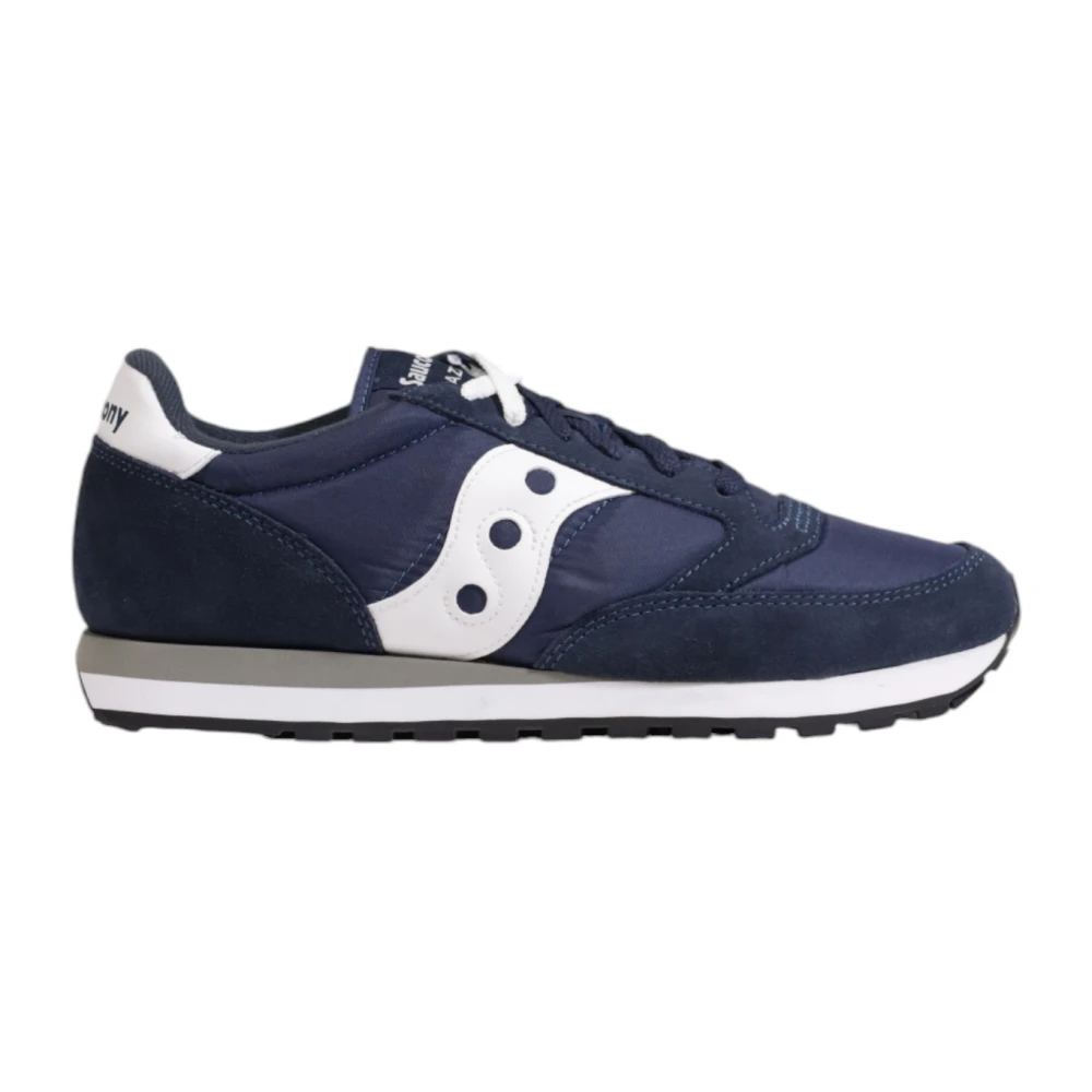 Saucony Blå Läder Jazz Sneakers Blue, Herr