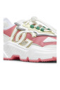 baskets-blanches-avec-insert-vert