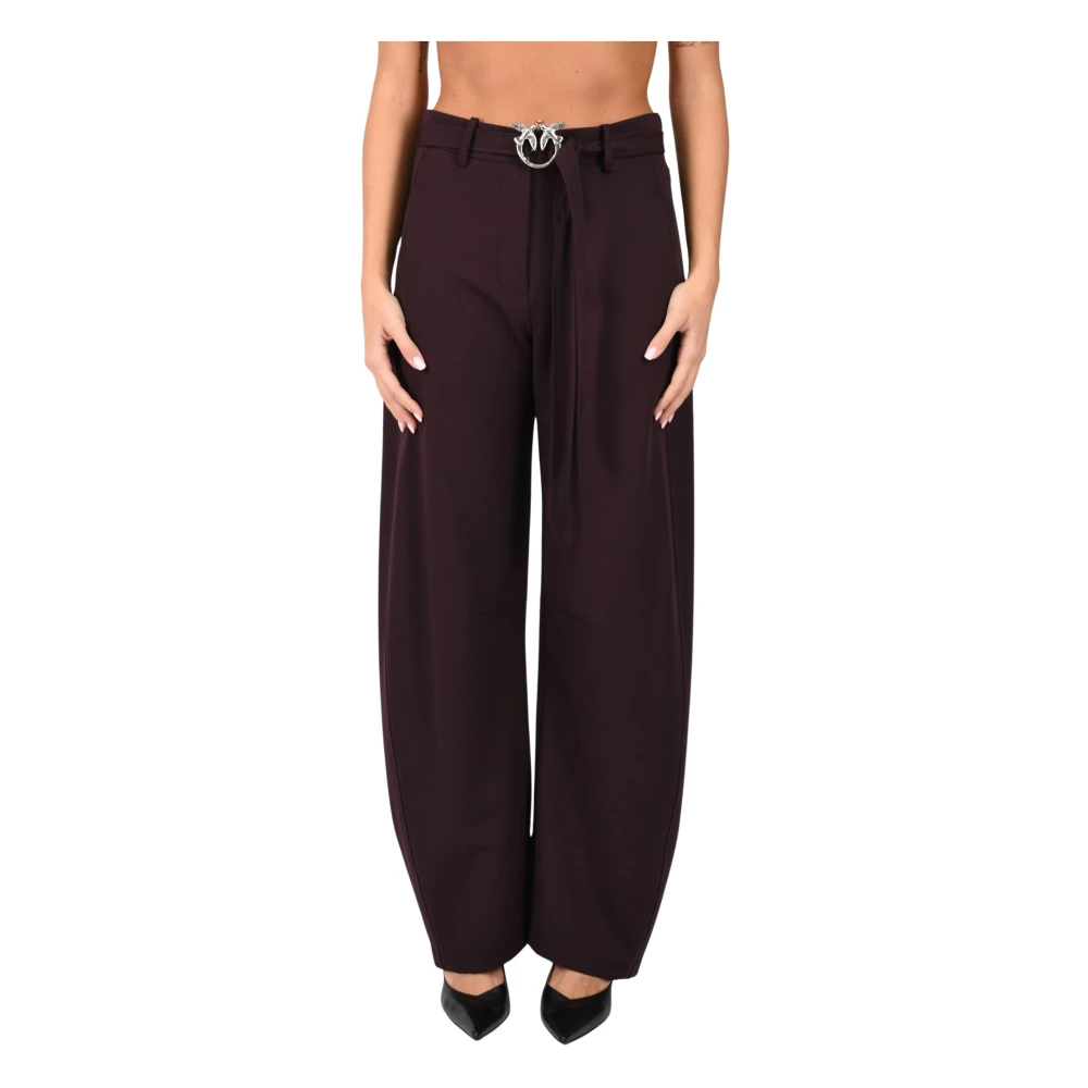 Pinko Donna Marrone Pantaloni, M, New, - Immagine 2