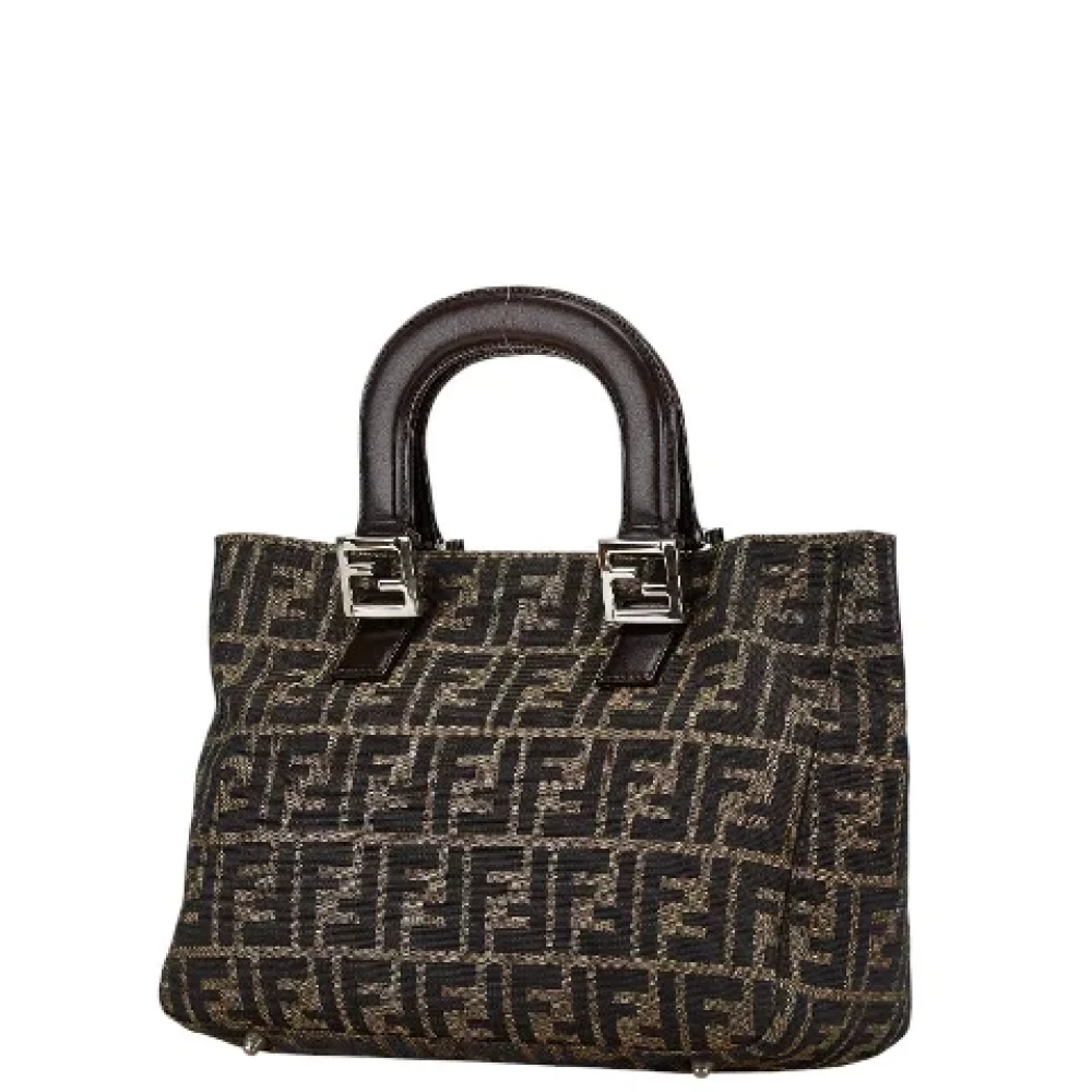 Fendi Vintage Pre-owned Canvas totes Brown Dames