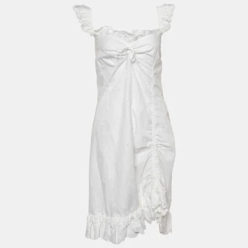 Moschino Pre-Owned Pre-owned Cotton dresses White Dames