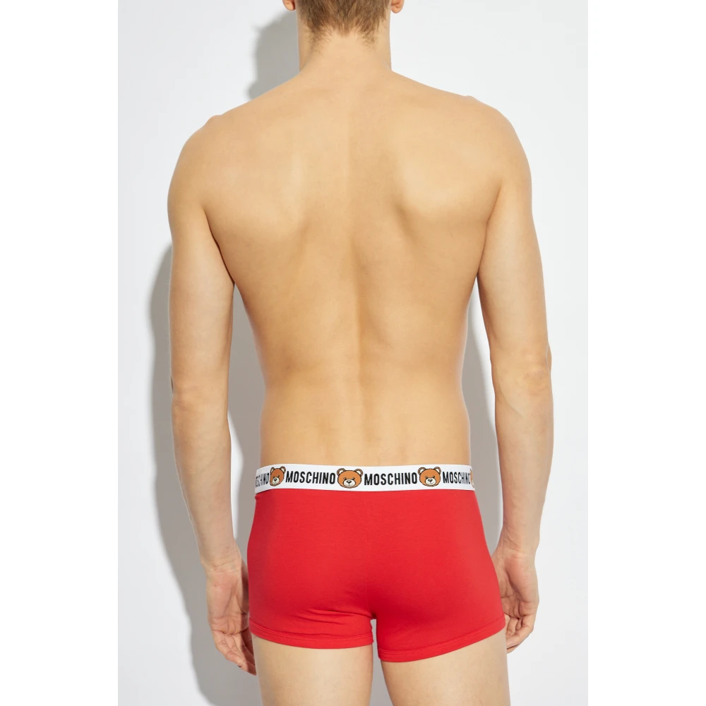 Moschino Twee-pack boxershorts Red Heren