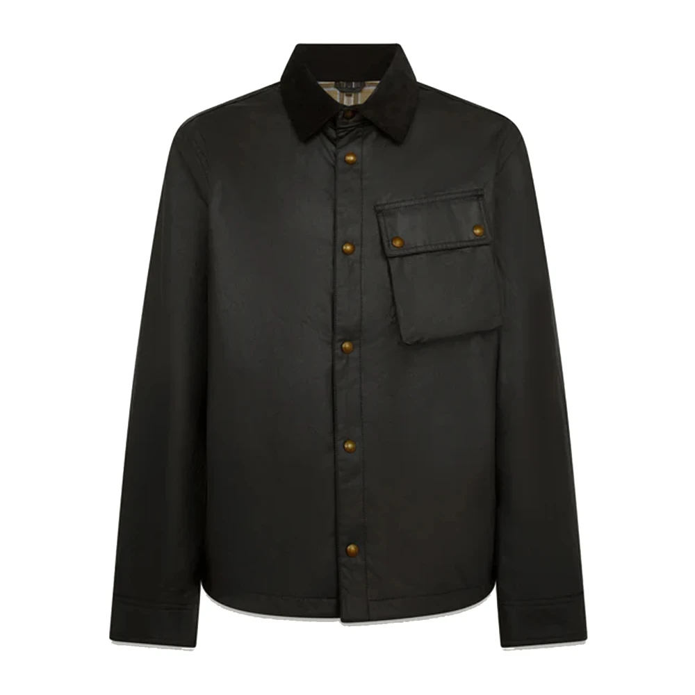 Belstaff Uomo Nero Per 105804 Giacca Ground (L), Casual, Cotone - Immagine 4