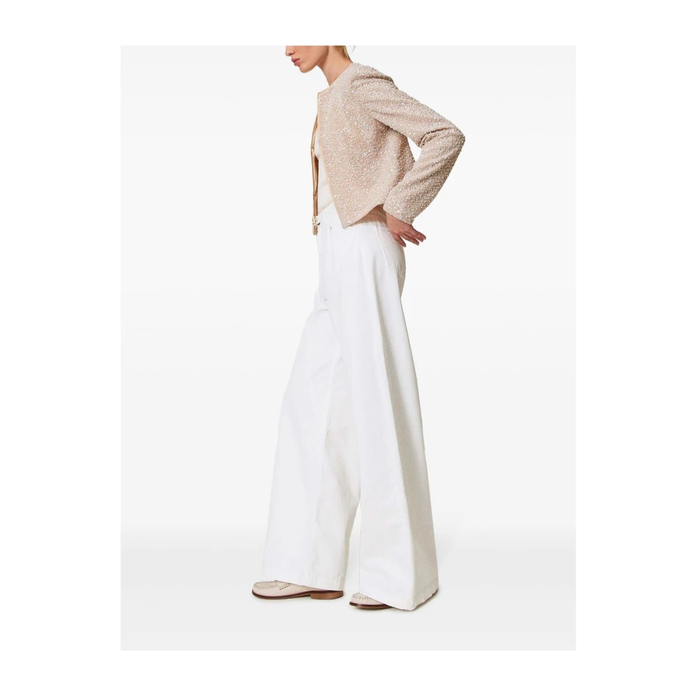 Twinset Spijkerbroek Set White Dames