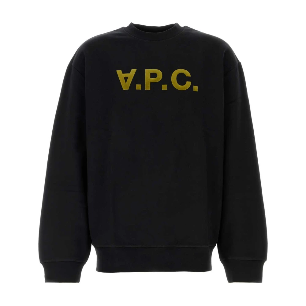 A.p.c. Svart Oversize Bomullströja
