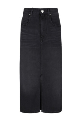 black-denim-midi-skirt-with-slit