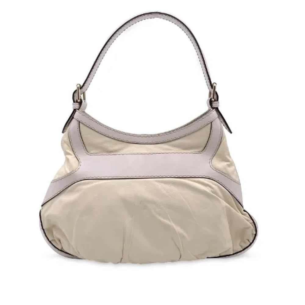Gucci Vintage Pre-owned Leather gucci-bags White Dames