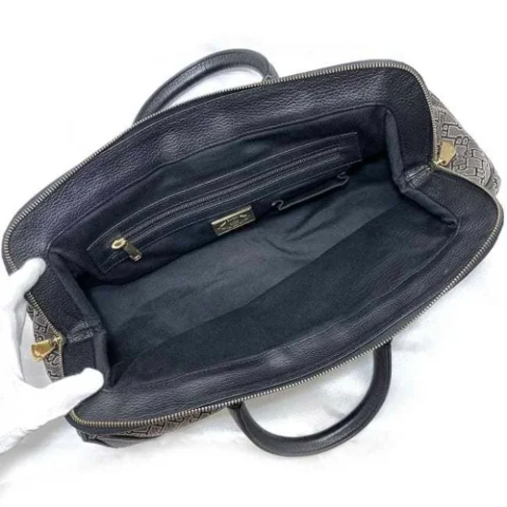 Bally Pre-owned Canvas handbags Gray Dames
