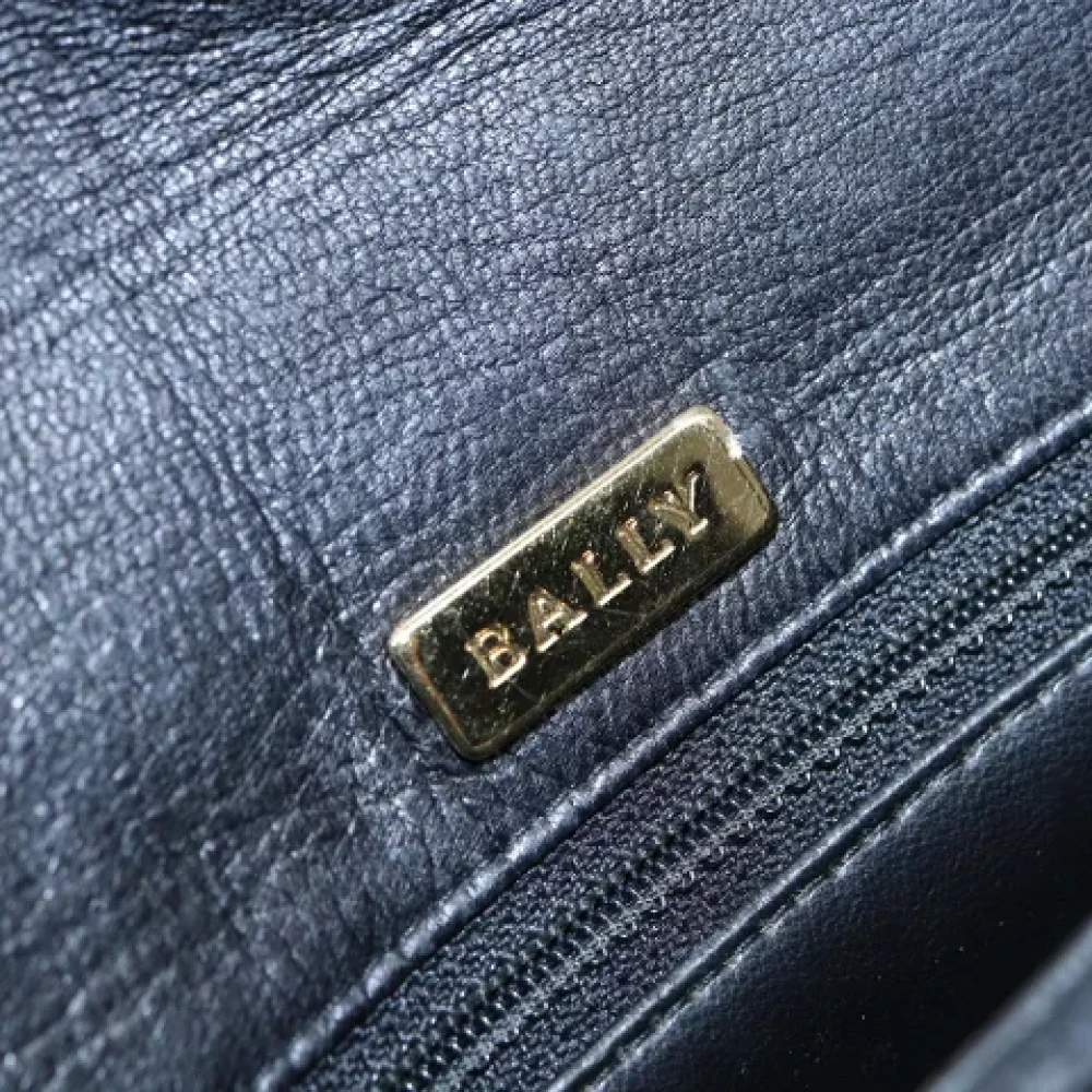 Bally Pre-owned Leather shoulder-bags Black Dames