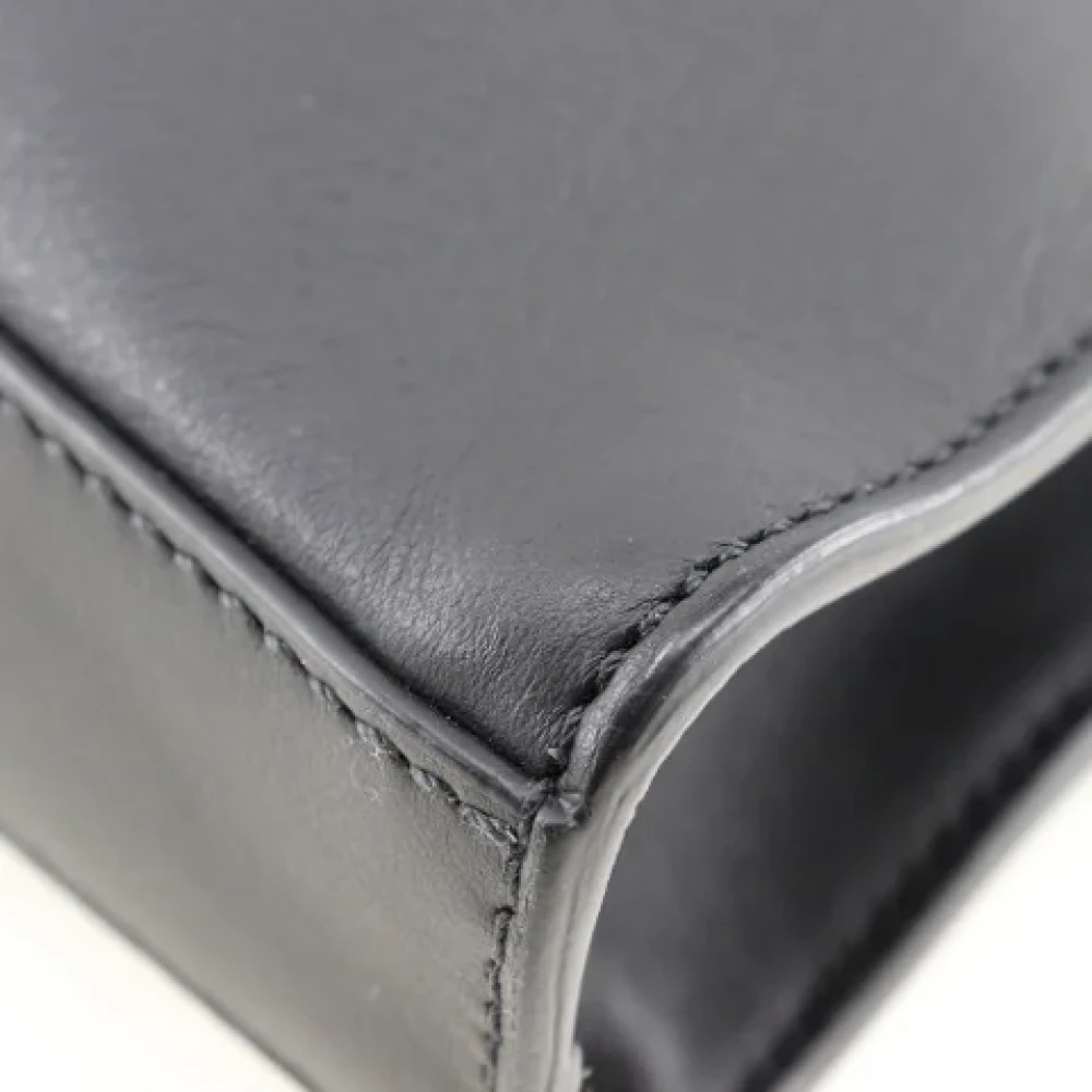 Fendi Vintage Pre-owned Leather fendi-bags Black Heren