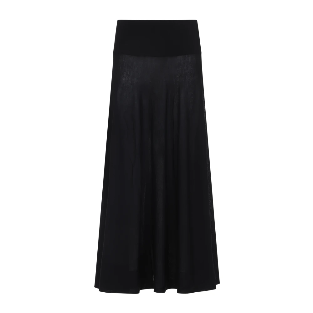 Alaïa Women's Black Wool Skirt Elegant Style