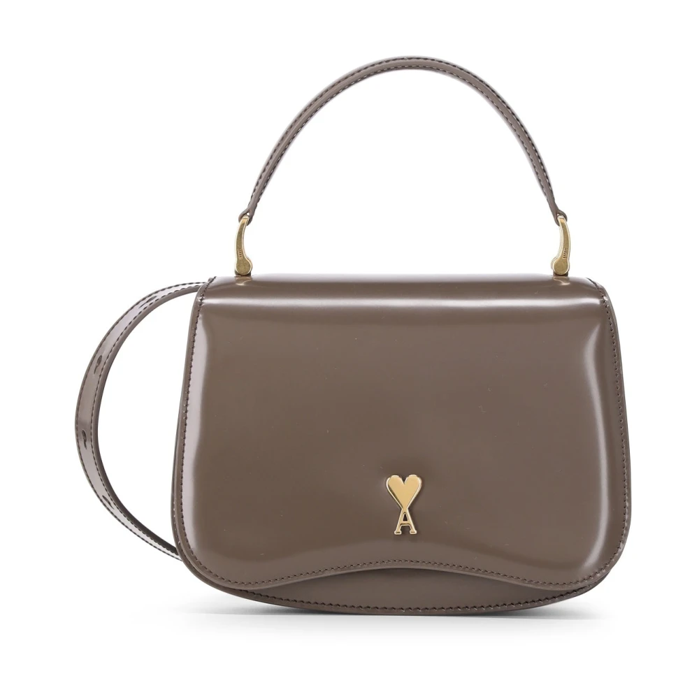 Ami Paris Donna Marrone Borse, Taglia Unica, New,