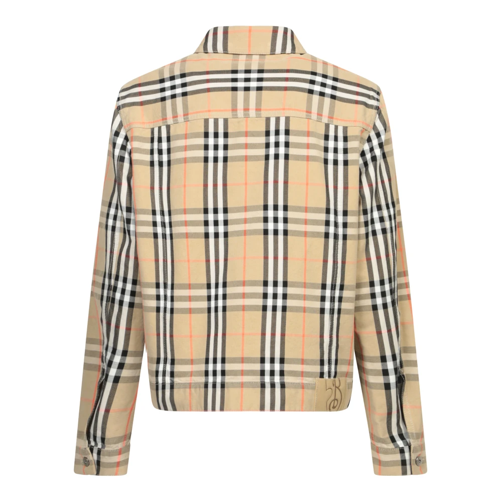 Burberry Beige Jas voor Mannen Aw24 Beige Heren