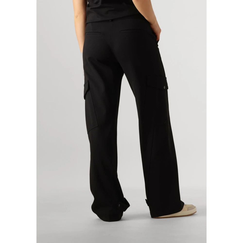 Beaumont Zwarte Cargo Broek Isabel Black Dames