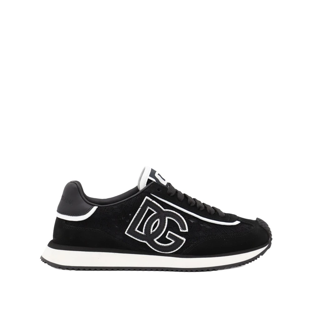 Dolce & Gabbana DG Cushion Sneakers Dames Schoenen Zwart