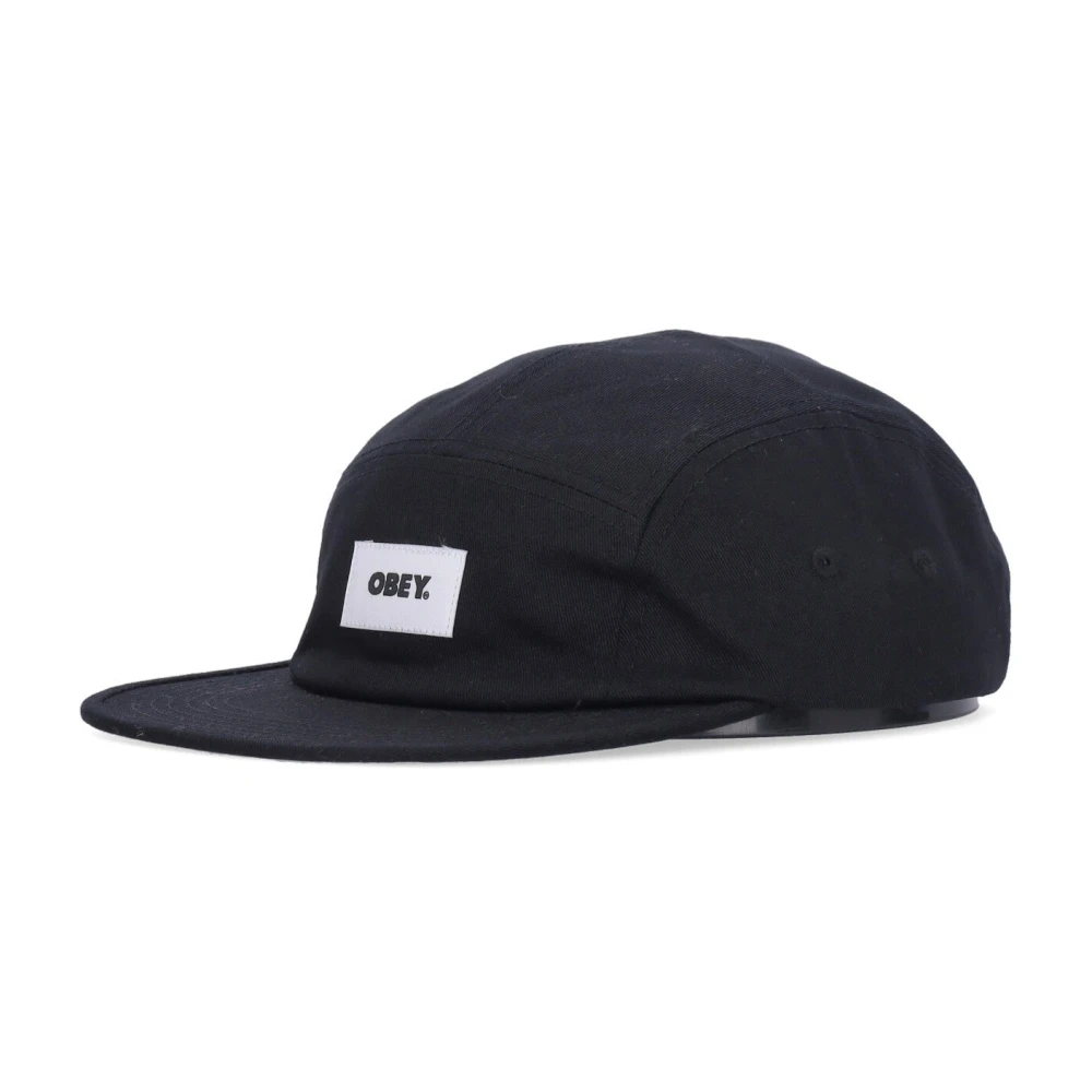 Obey Platt Skärm Camper Keps Svart Black, Herr